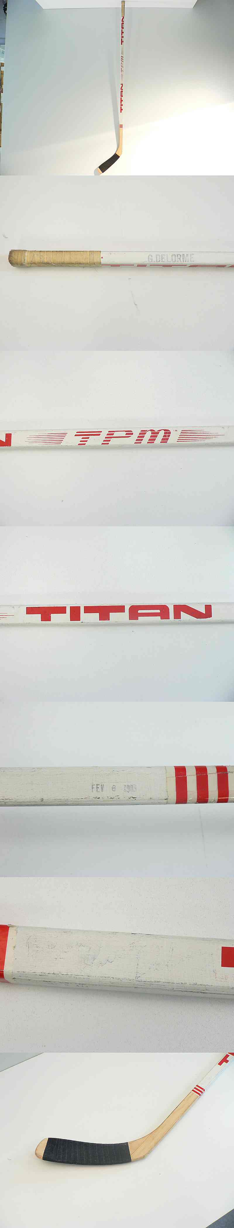 1983 MONTREAL CANADIENS G.DELORME GAME USED STICK photo 1983 MONTREAL CANADIENS G.DELORME GAME USED STICK photo