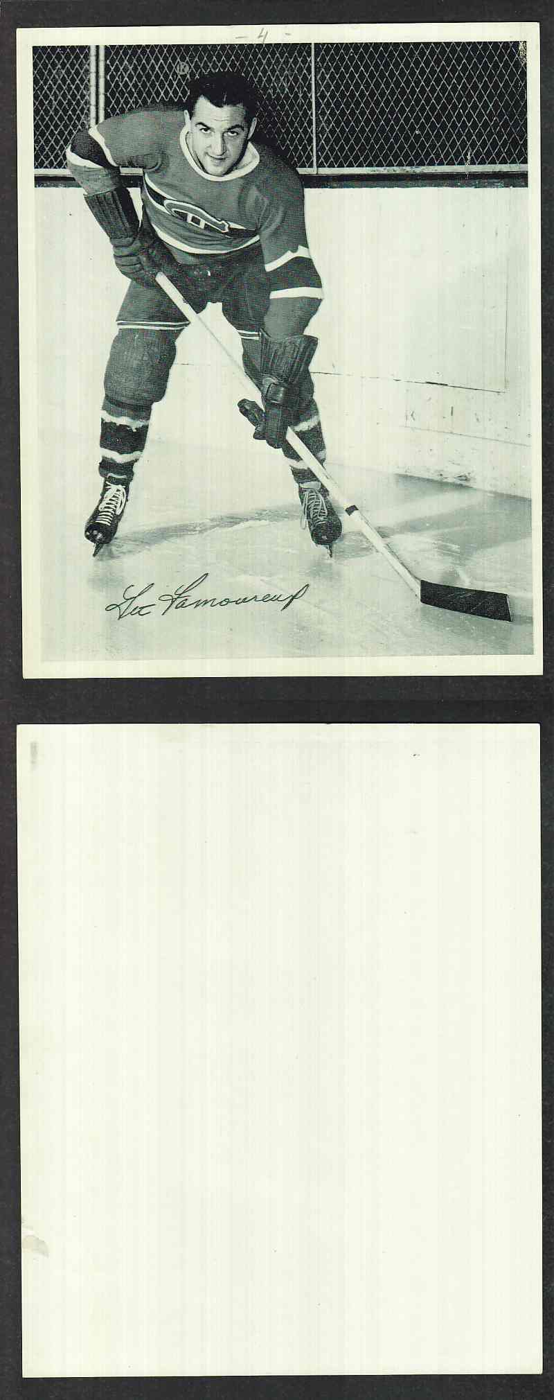 1945-54 QUAKERS OATS PHOTO L. LAMOUREUX V.1. photo