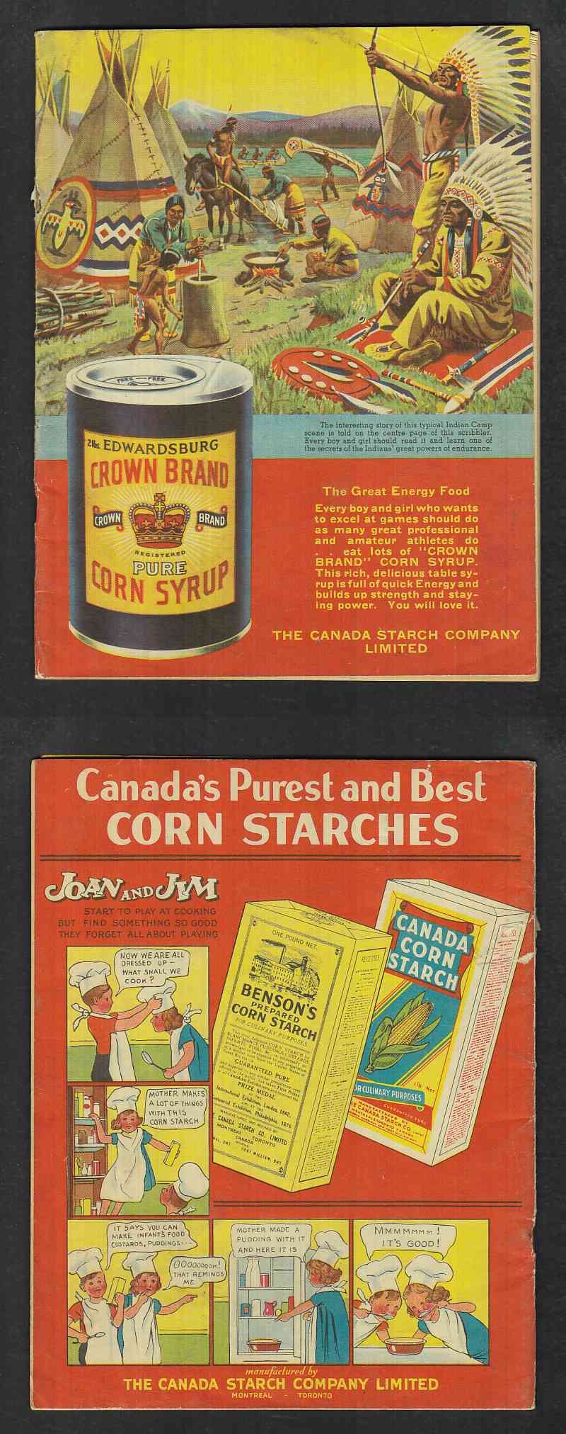 1935-40 CROWN BRAND PHOTO SCRIBBLER photo