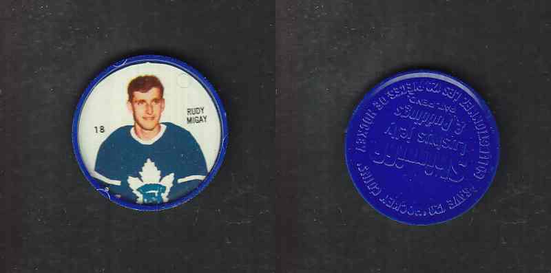 1960-61 SHIRRIFF HOCKEY COIN #18 R. MIGAY photo 1960-61 SHIRRIFF HOCKEY COIN #18 R. MIGAY photo