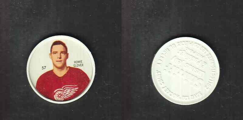1960-61 SHIRRIFF HOCKEY COIN #57 H. GLOVER photo 1960-61 SHIRRIFF HOCKEY COIN #57 H. GLOVER photo