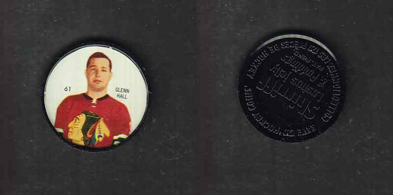 1960-61 SHIRRIFF HOCKEY COIN #61 G. HALL photo 1960-61 SHIRRIFF HOCKEY COIN #61 G. HALL photo