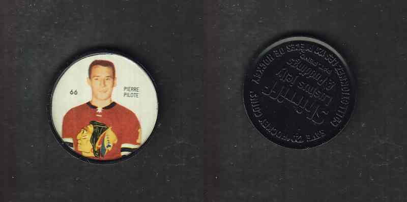 1960-61 SHIRRIFF HOCKEY COIN #66 P. PILOTE photo