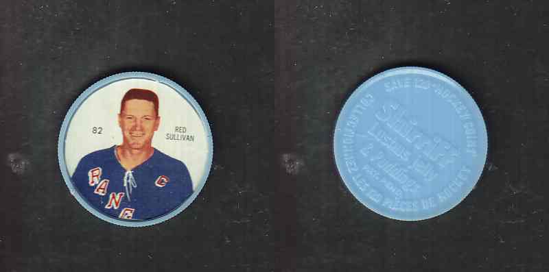 1960-61 SHIRRIFF HOCKEY COIN #82 R. SULLIVAN photo 1960-61 SHIRRIFF HOCKEY COIN #82 R. SULLIVAN photo
