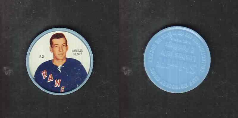 1960-61 SHIRRIFF HOCKEY COIN #83 C. HENRY photo 1960-61 SHIRRIFF HOCKEY COIN #83 C. HENRY photo