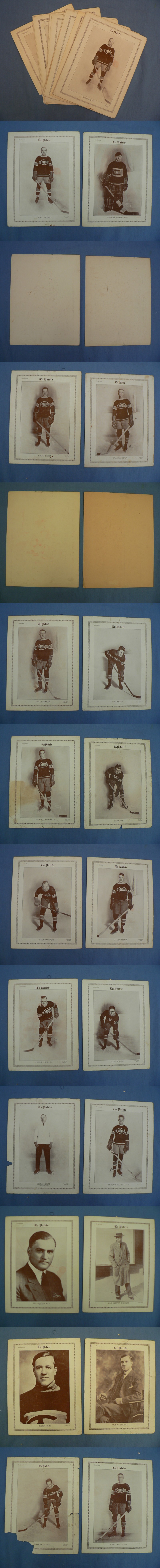 1927-28 LA PATRIE CANADIENS PHOTO NEAR SET 20/21 photo