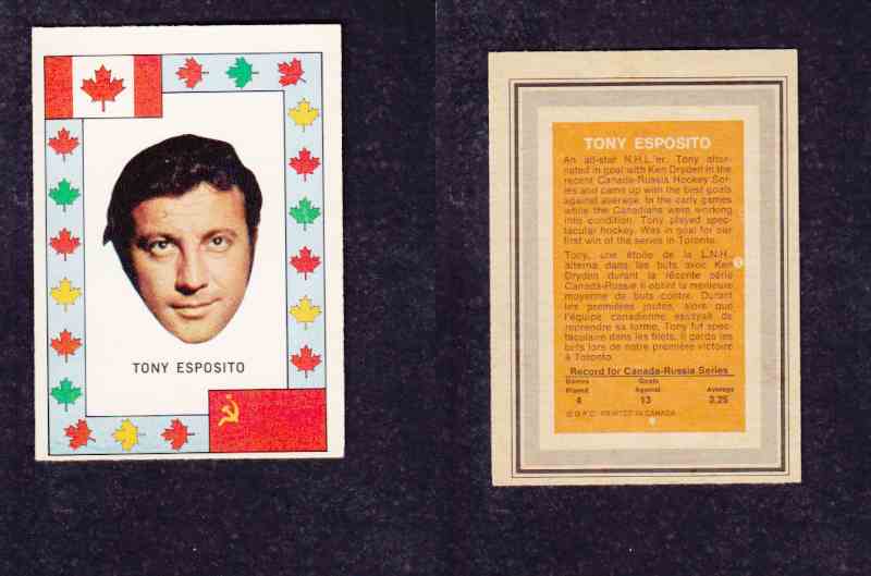 1972-73 O-P-C TEAM CANADA T. ESPOSITO photo 1972-73 O-P-C TEAM CANADA T. ESPOSITO photo