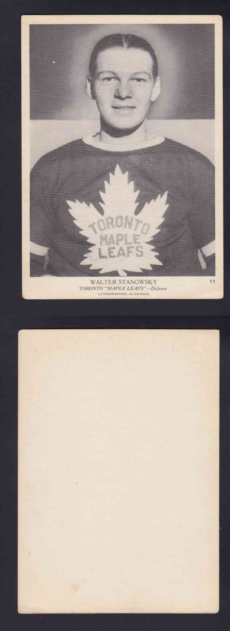1939-40 O-PEE-CHEE HOCKEY CARD W. STANOWSKY photo 1939-40 O-PEE-CHEE HOCKEY CARD W. STANOWSKY photo