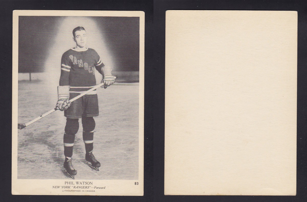 1939-40 O-PEE-CHEE HOCKEY CARD P. WATSON photo 1939-40 O-PEE-CHEE HOCKEY CARD P. WATSON photo