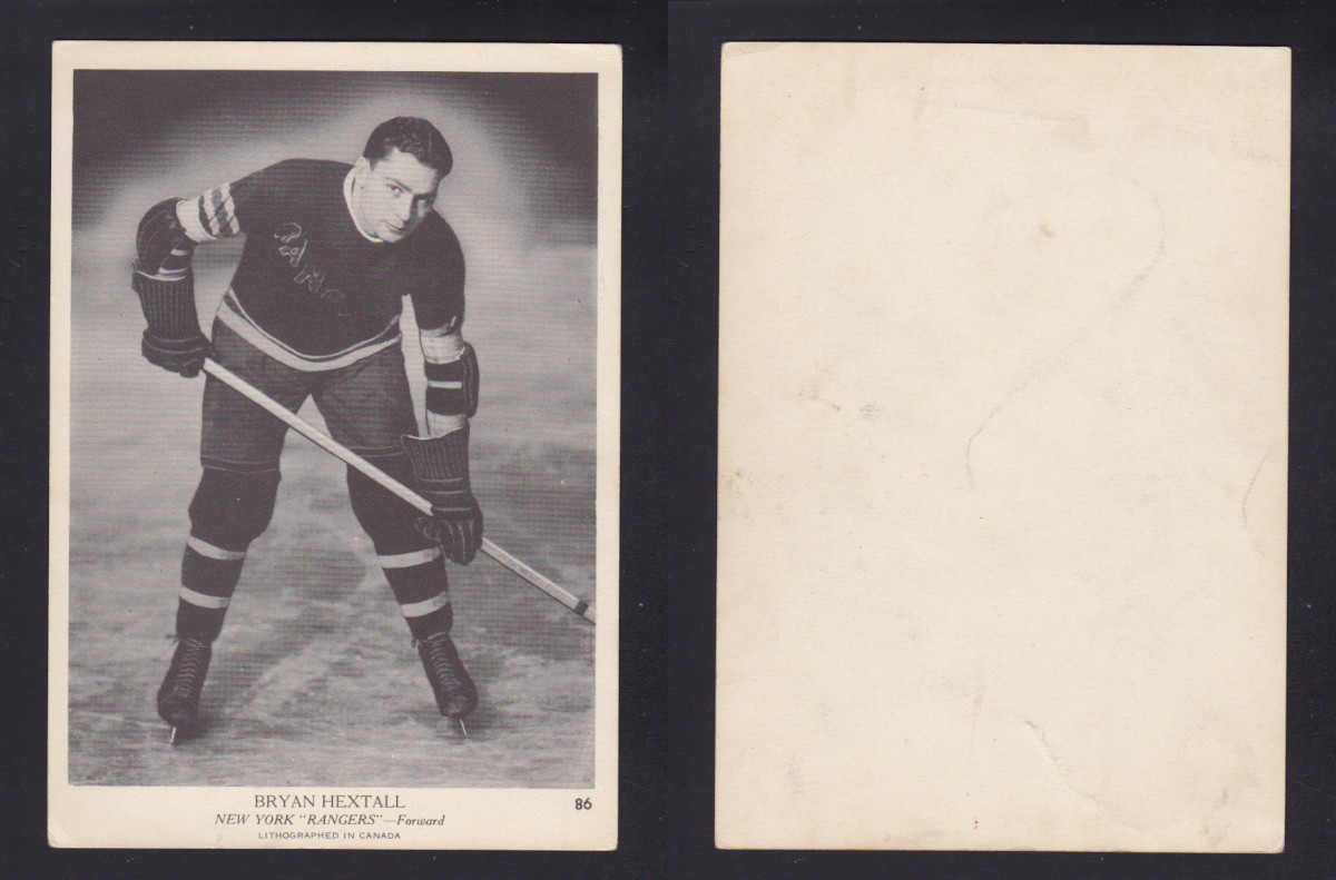 1939-40 O-PEE-CHEE HOCKEY CARD B. HEXTALL photo 1939-40 O-PEE-CHEE HOCKEY CARD B. HEXTALL photo