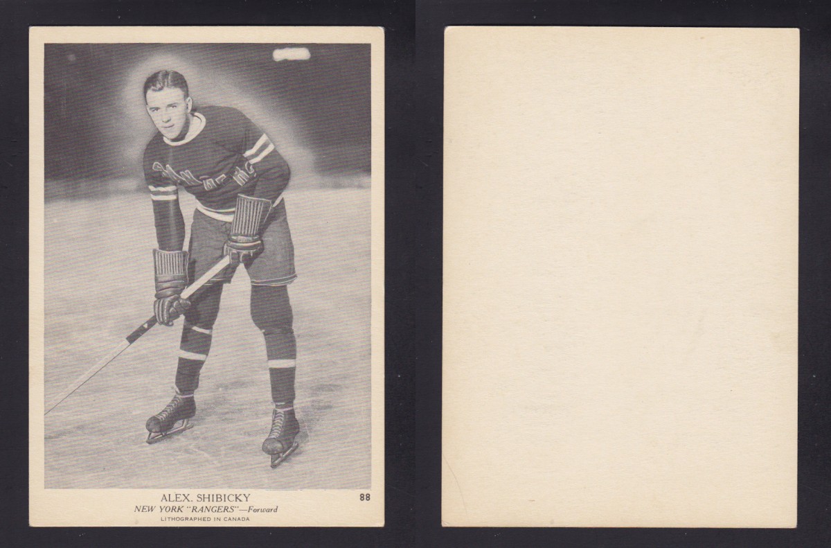 1939-40 O-PEE-CHEE HOCKEY CARD A. SHIBICKY photo 1939-40 O-PEE-CHEE HOCKEY CARD A. SHIBICKY photo