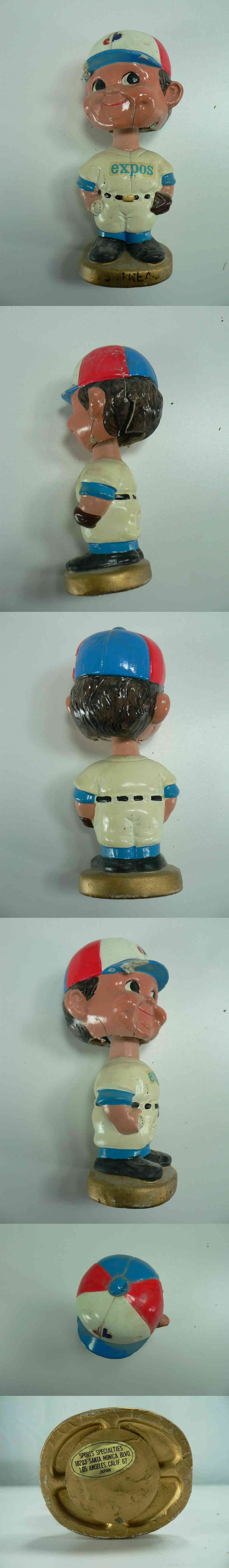 1960'S MONTREAL EXPOS BUBBLE HEAD GOLD BASE photo