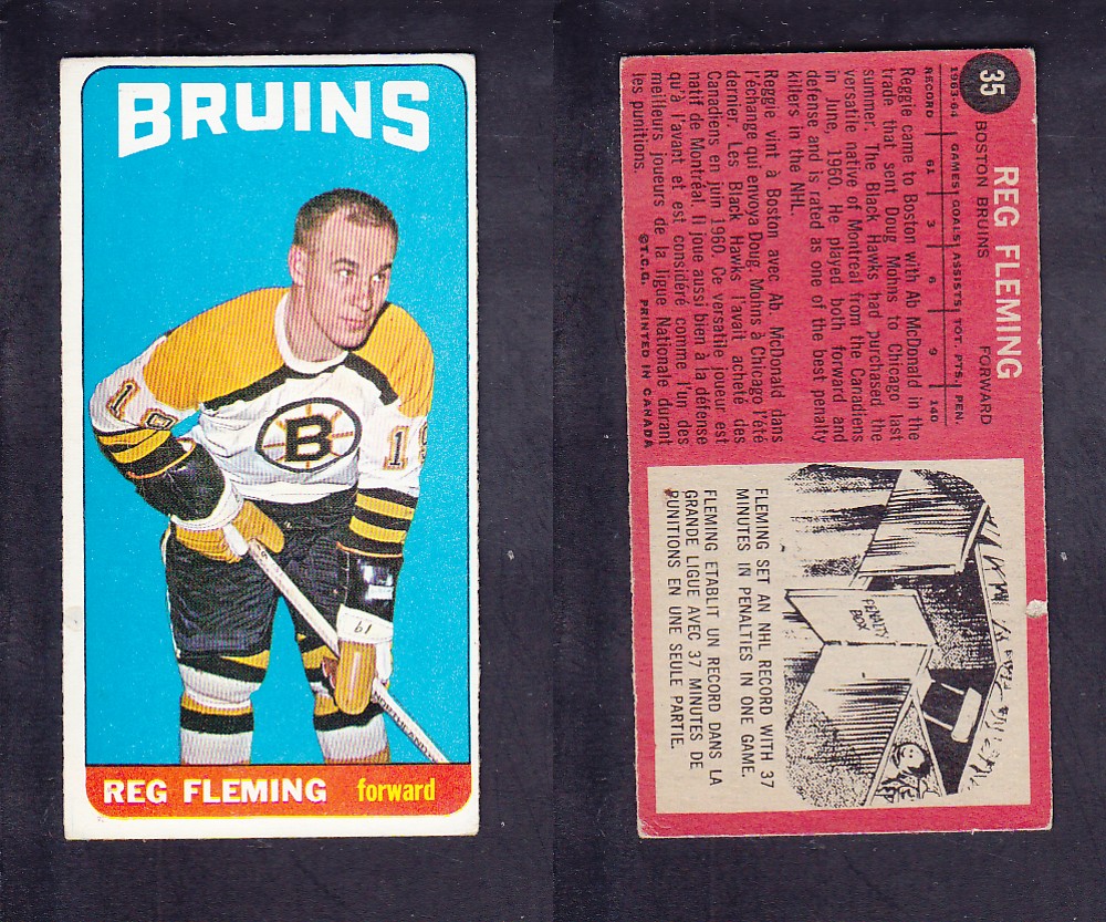 1964-65 TOPPS HOCKEY CARD #35 R. FLEMING photo 1964-65 TOPPS HOCKEY CARD #35 R. FLEMING photo