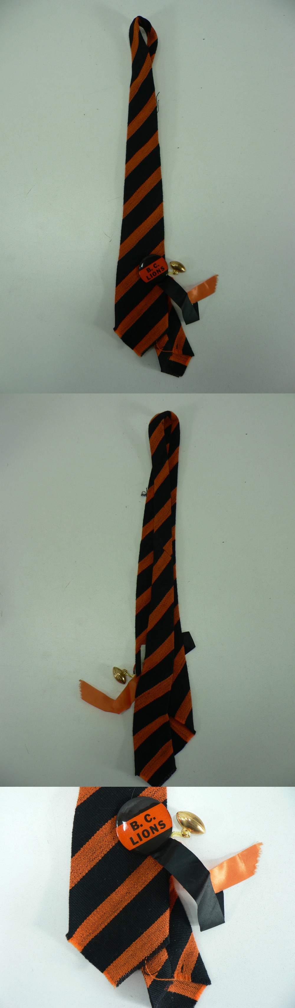 1950'S CFL B.C. LION TIE & RIBBON photo