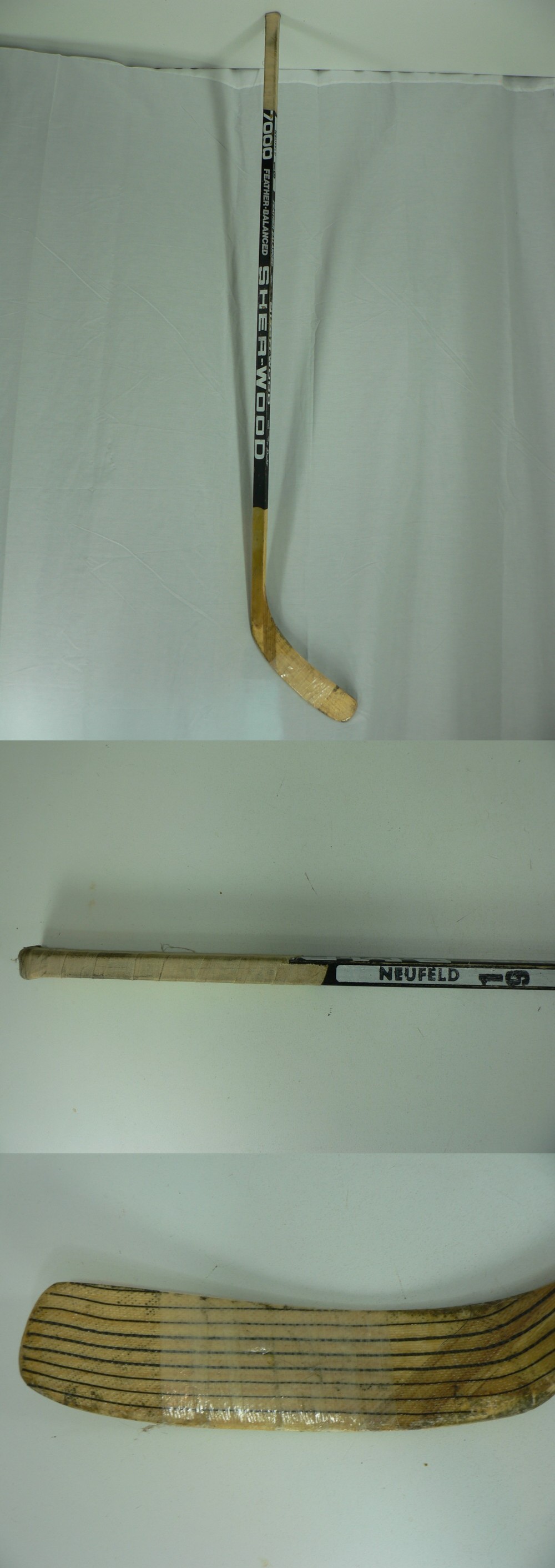 1980'S R. NEUFELD GAME USED STICK photo