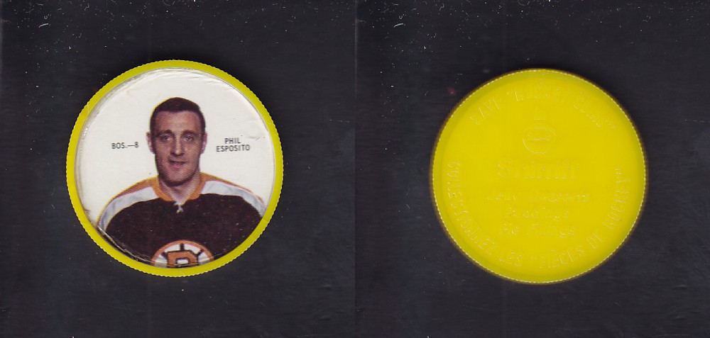 1968-69 SHIRRIFF HOCKEY COIN P. ESPOSITO BOS-8 photo 1968-69 SHIRRIFF HOCKEY COIN P. ESPOSITO BOS-8 photo