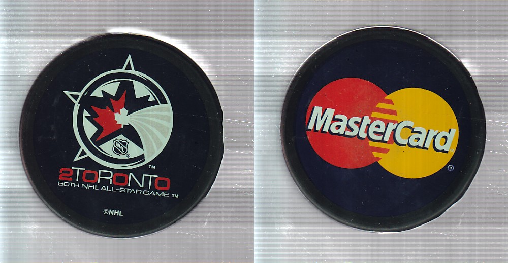 2000'S SLOVAKIA TORONTO 50TH ALL-STAR GAME PUCK photo