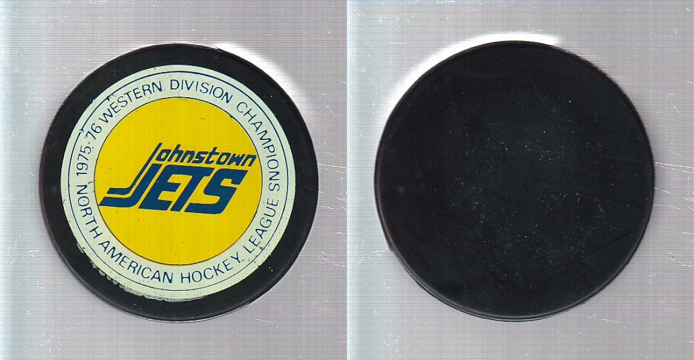 1970'S VICEROY V1 NAHL JOHNSTOWN JETS PUCK photo