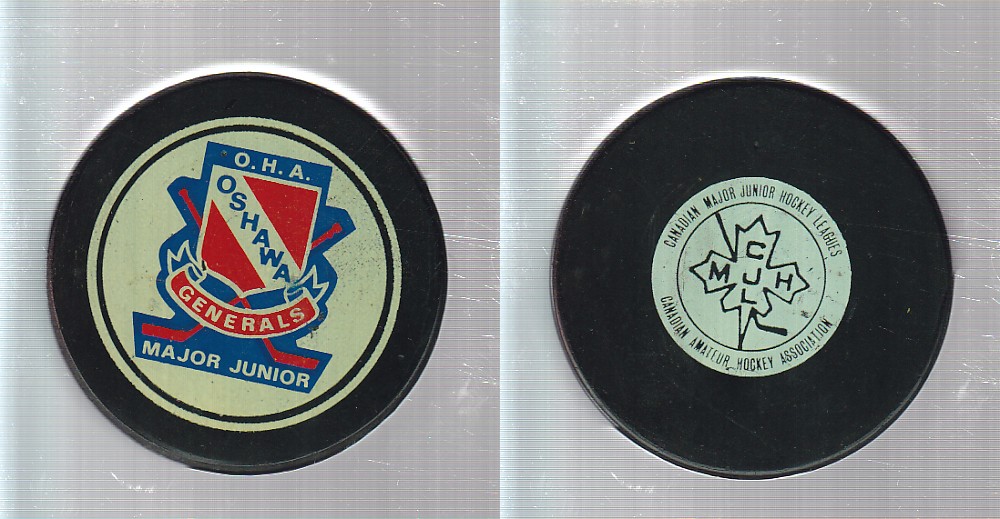 1974-80 VICEROY V3 OSHAWA GENERALS GAME PUCK photo 1974-80 VICEROY V3 OSHAWA GENERALS GAME PUCK photo