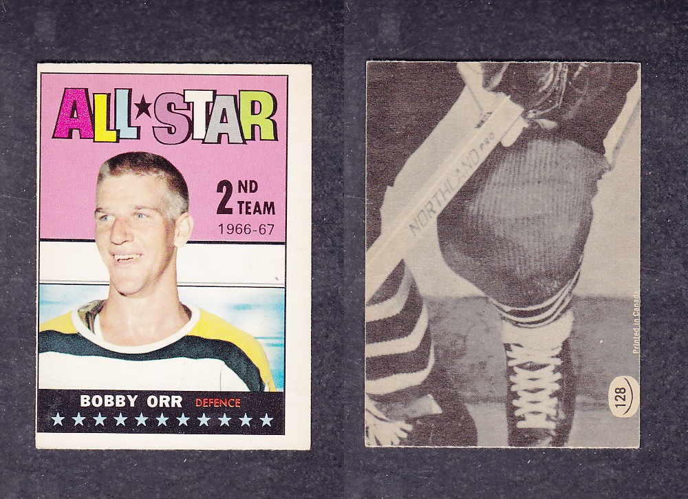 1967-68 TOPPS HOCKEY CARD #128 B. ORR photo 1967-68 TOPPS HOCKEY CARD #128 B. ORR photo
