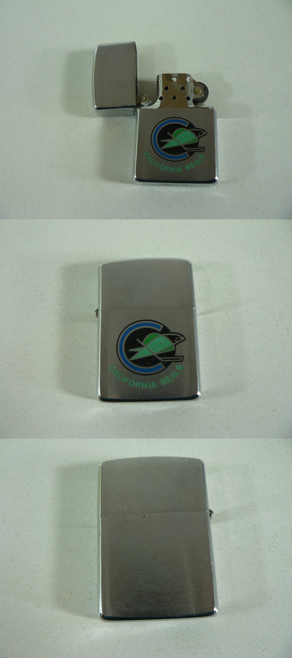 1967-68 ZIPPO CALIFORNIA SEALS LIGHTER photo 1967-68 ZIPPO CALIFORNIA SEALS LIGHTER photo
