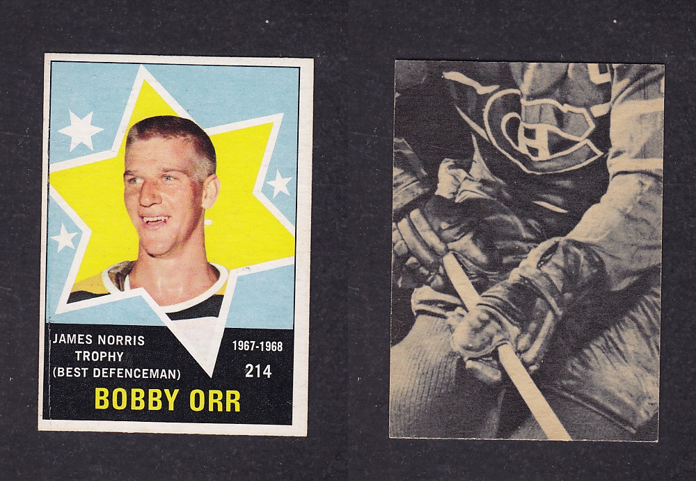 1968-69 O-PEE-CHEE HOCKEY CARD #214 B. ORR photo 1968-69 O-PEE-CHEE HOCKEY CARD #214 B. ORR photo