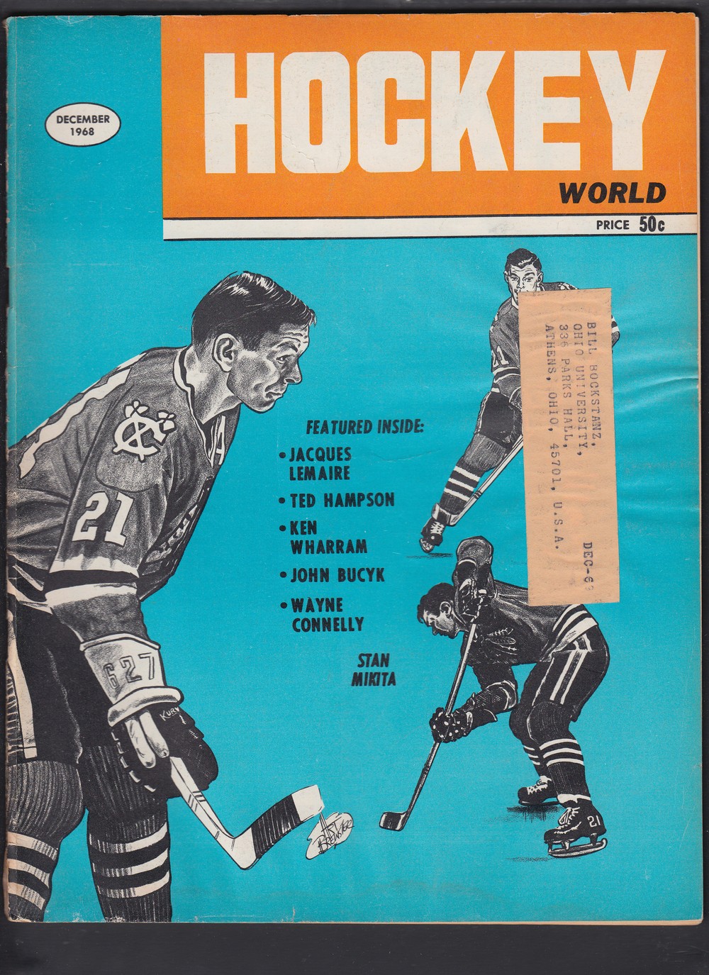 1968 HOCKEY WORLD FULL MAGAZINE photo