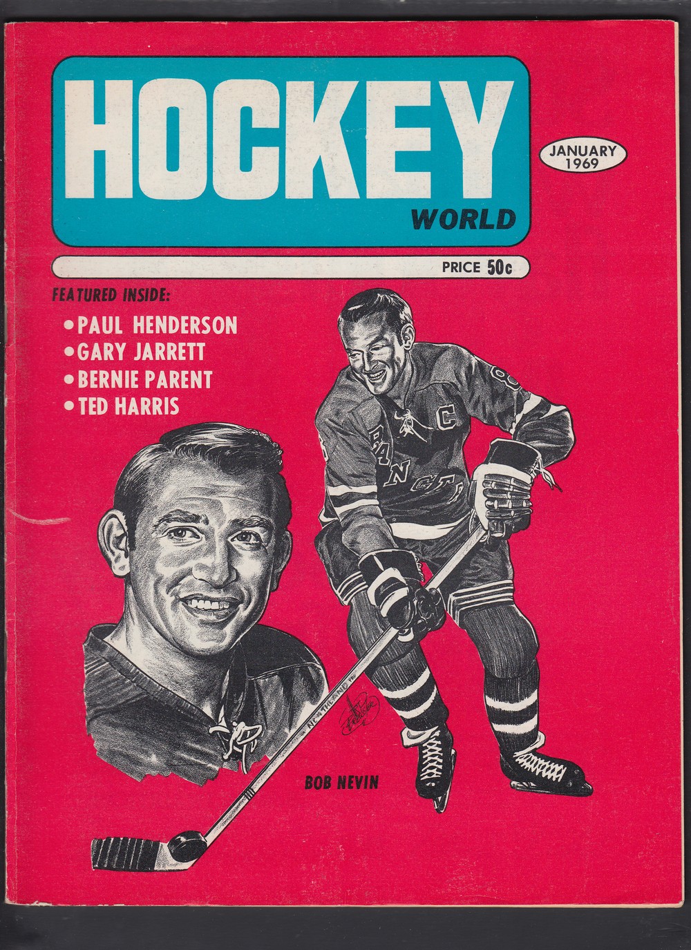 1969 HOCKEY WORLD FULL MAGAZINE photo