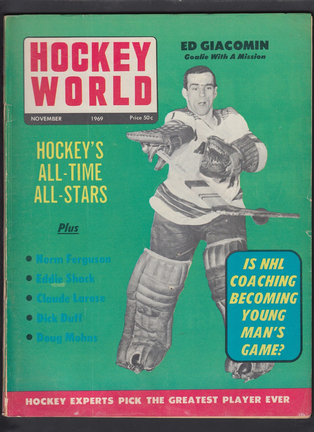 1969 HOCKEY WORLD FULL MAGAZINE photo