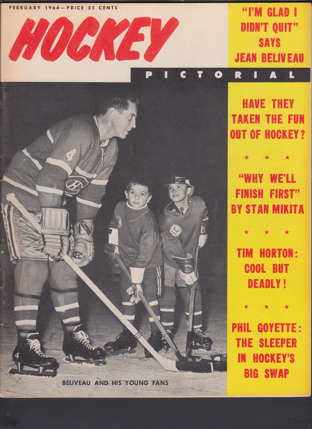 1964 HOCKEY PICTORAL FULL MAGAZINE photo