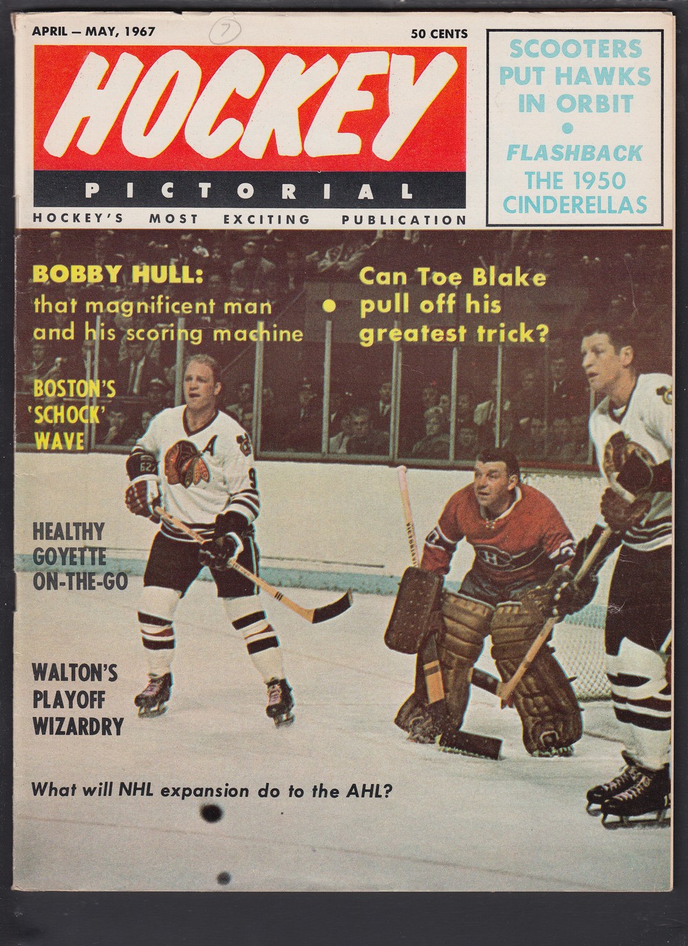 1967 HOCKEY PICTORAL FULL MAGAZINE photo