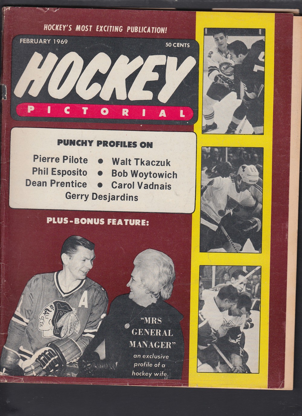 1969 HOCKEY PICTORAL FULL MAGAZINE photo 1969 HOCKEY PICTORAL FULL MAGAZINE photo