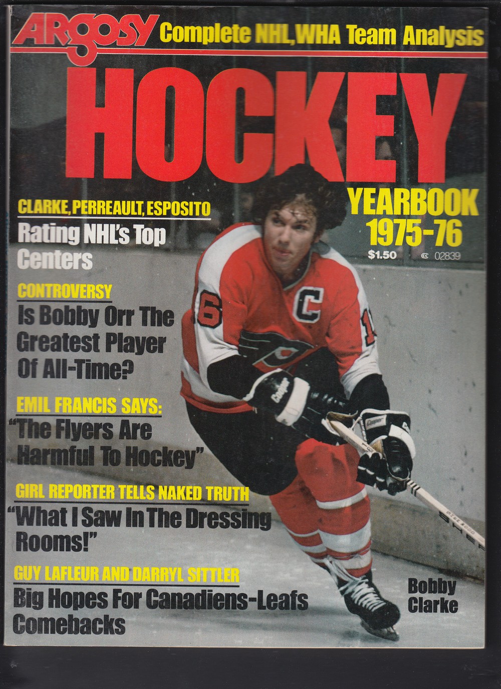 1975-76 HOCKEY YEARBOOK FULL MAGAZINE photo