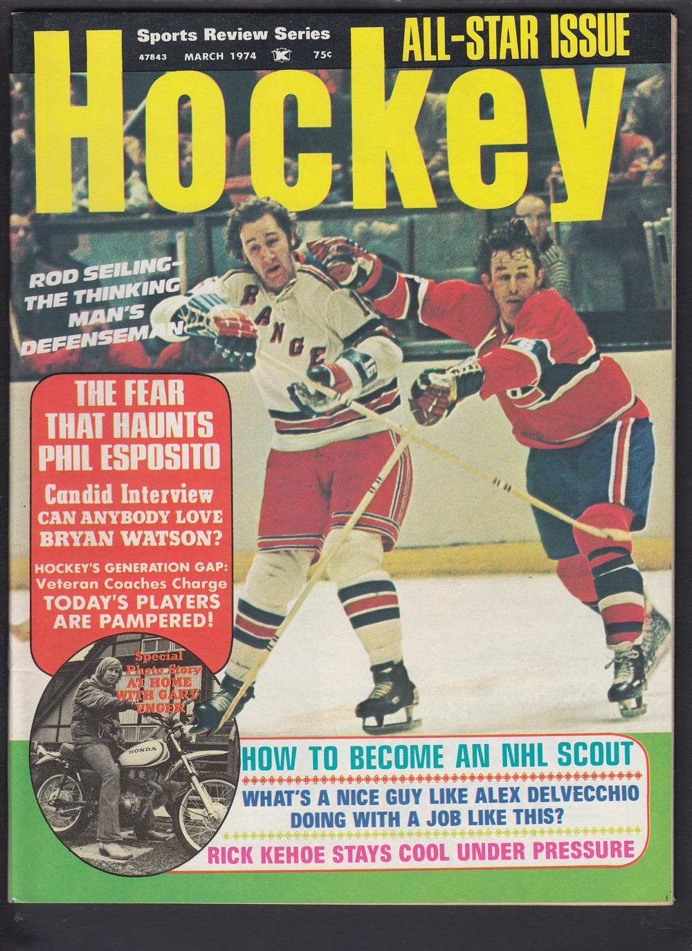 1973 HOCKEY ALL-STARS ISSUE FULL MAGAZINE photo