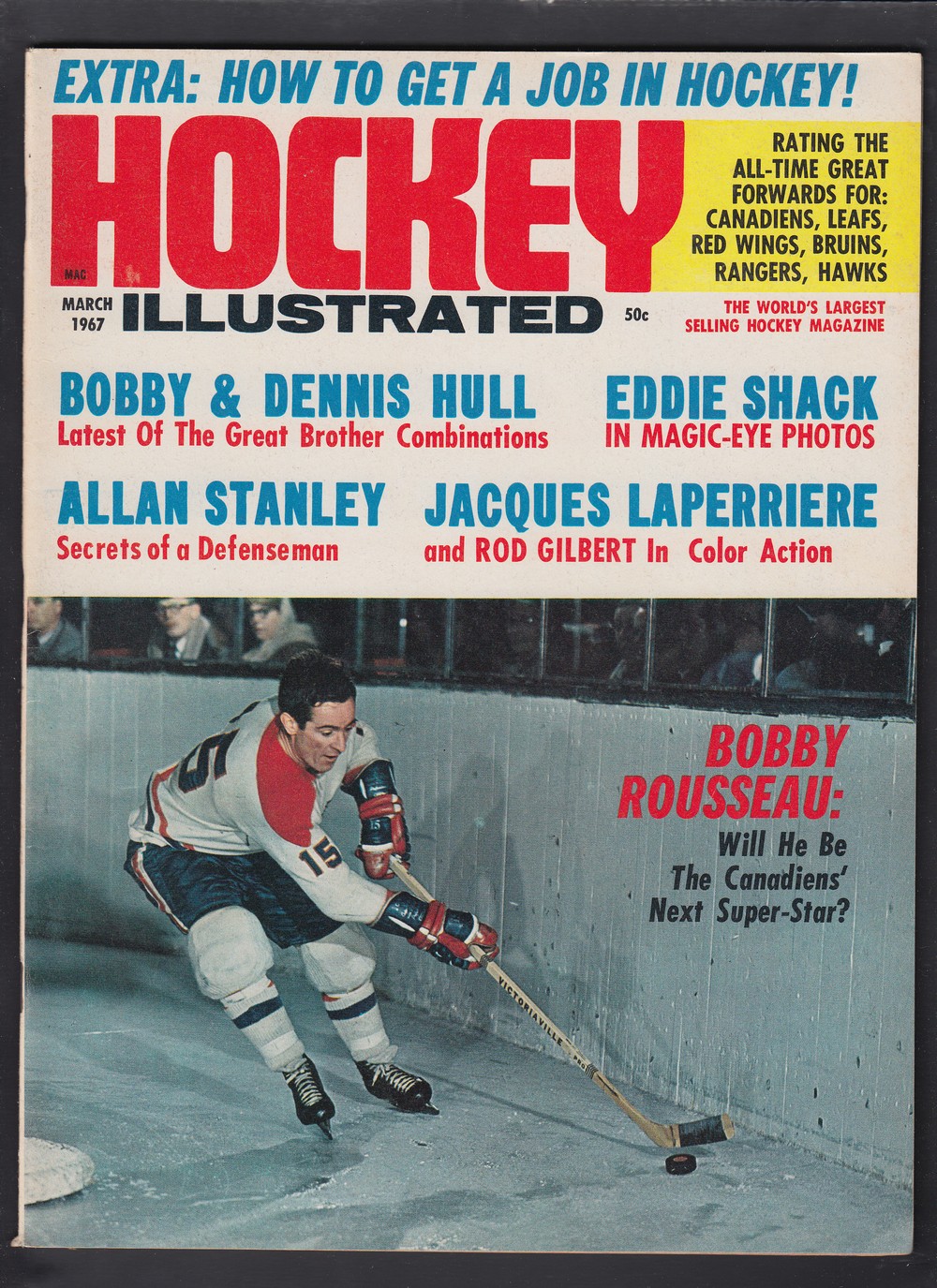 1967 HOCKEY ILLUSTRATED FULL MAGAZINE photo