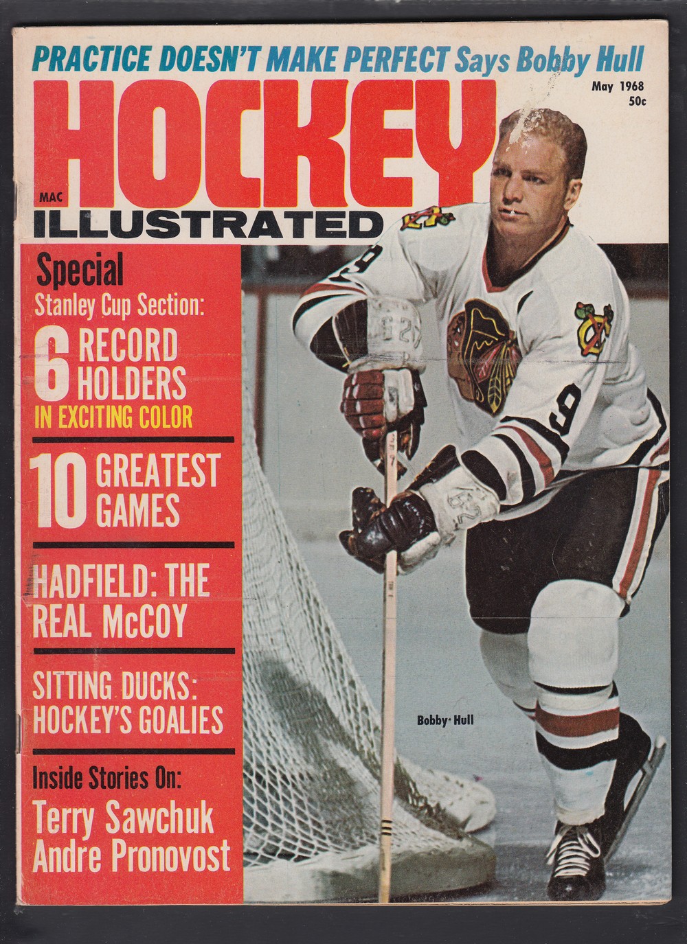 1968 HOCKEY ILLUSTRATED FULL MAGAZINE photo