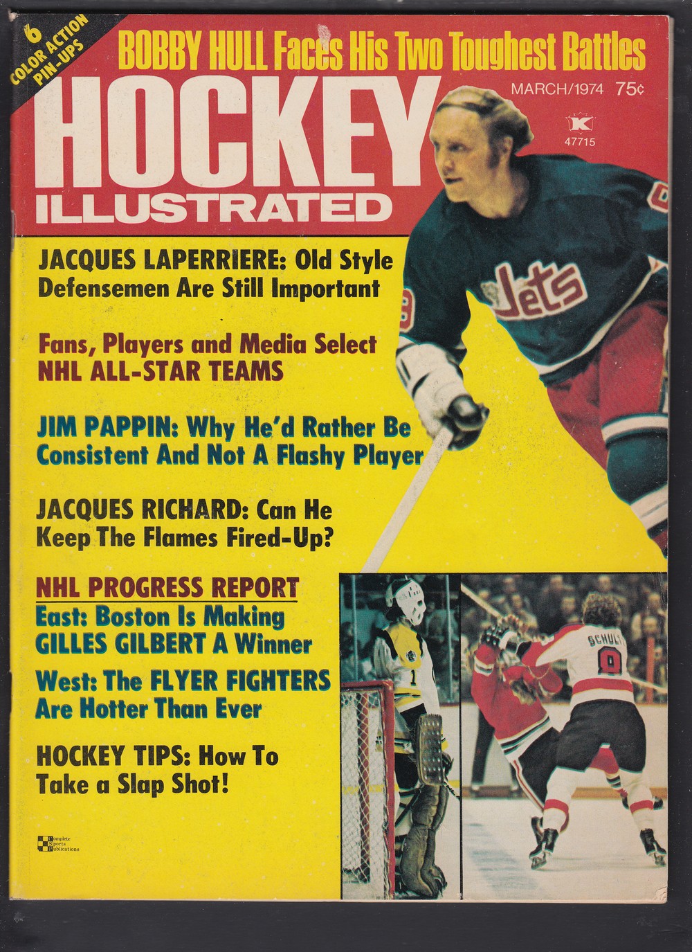 1974 HOCKEY ILLUSTRATED FULL MAGAZINE photo