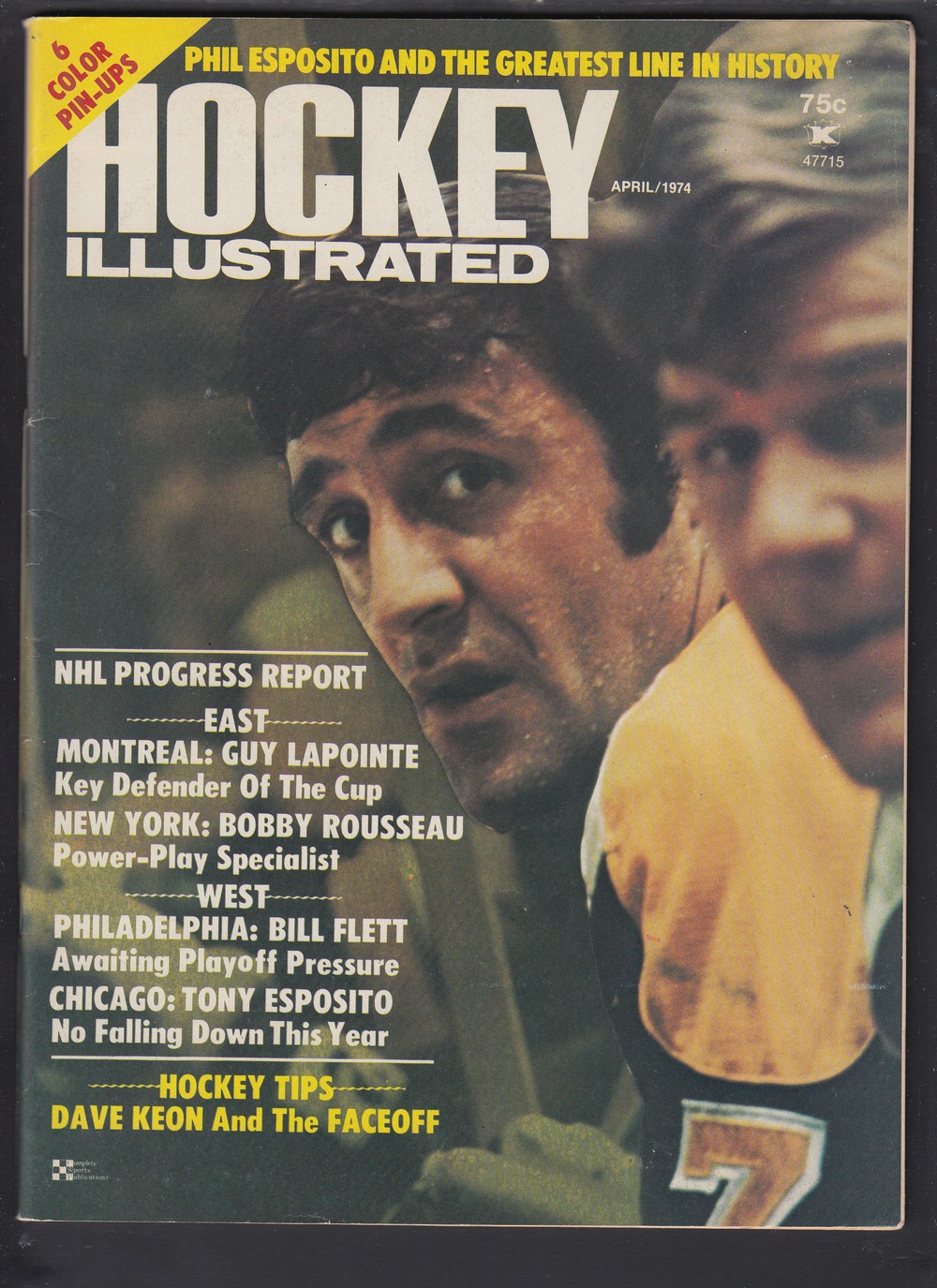 1974 HOCKEY ILLUSTRATED FULL MAGAZINE photo 1974 HOCKEY ILLUSTRATED FULL MAGAZINE photo
