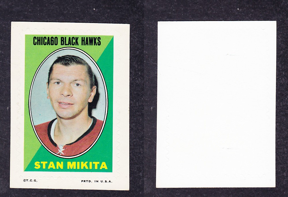 1970-71 O-PEE-CHEE STICKER STAMPS S. MIKITA photo