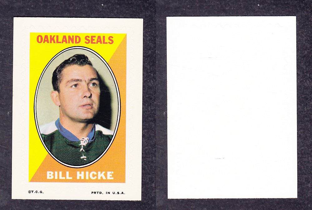 1970-71 O-PEE-CHEE STICKER STAMPS B. HICKE photo 1970-71 O-PEE-CHEE STICKER STAMPS B. HICKE photo