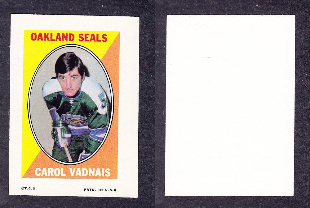 1970-71 O-PEE-CHEE STICKER STAMPS C. VADNAIS photo 1970-71 O-PEE-CHEE STICKER STAMPS C. VADNAIS photo