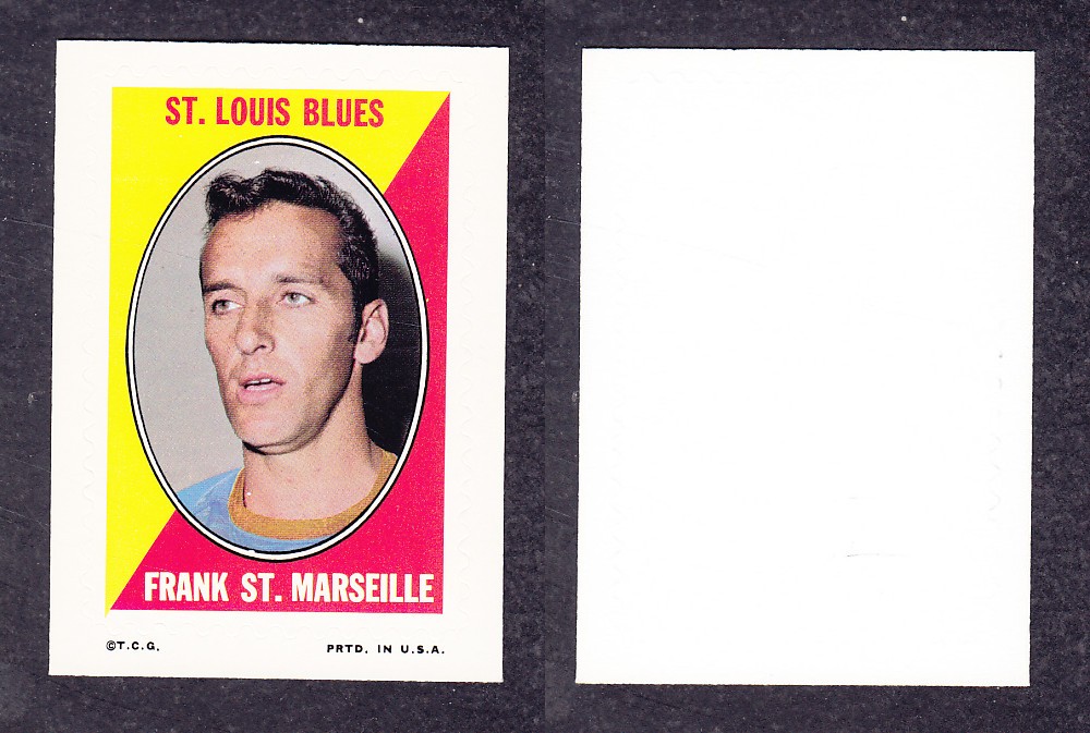 1970-71 O-PEE-CHEE STICKER STAMPS F. ST. MARSEILLE photo 1970-71 O-PEE-CHEE STICKER STAMPS F. ST. MARSEILLE photo
