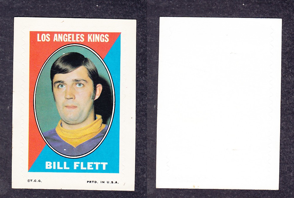 1970-71 O-PEE-CHEE STICKER STAMPS B. FLETT photo 1970-71 O-PEE-CHEE STICKER STAMPS B. FLETT photo