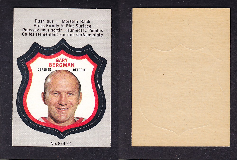 1972-73 O-PEE-CHEE PLAYER CRESTS #8 G. BERGMAN photo 1972-73 O-PEE-CHEE PLAYER CRESTS #8 G. BERGMAN photo