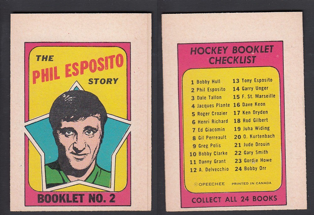 1971-72 O-PEE-CHEE STORY BOOKLET ENGLISH #2 P. ESPOSITO photo 1971-72 O-PEE-CHEE STORY BOOKLET ENGLISH #2 P. ESPOSITO photo