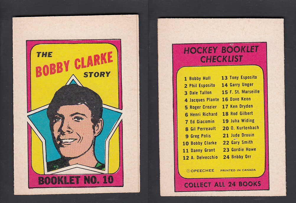 1971-72 O-PEE-CHEE STORY BOOKLET ENGLISH #10 CLARKE photo 1971-72 O-PEE-CHEE STORY BOOKLET ENGLISH #10 CLARKE photo