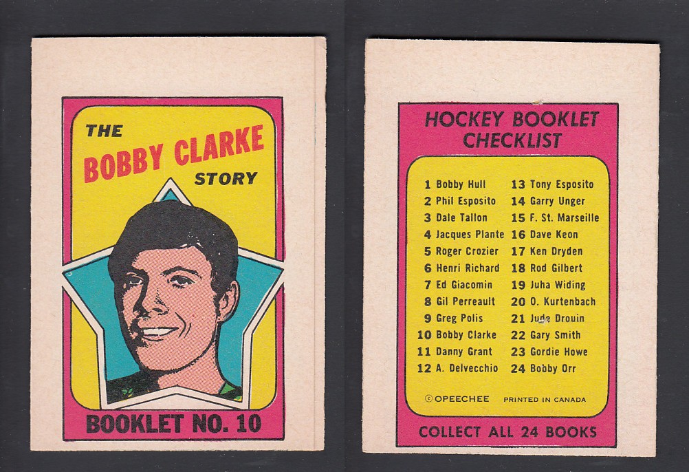 1971-72 O-PEE-CHEE STORY BOOKLET ENGLISH #10 CLARKE photo 1971-72 O-PEE-CHEE STORY BOOKLET ENGLISH #10 CLARKE photo