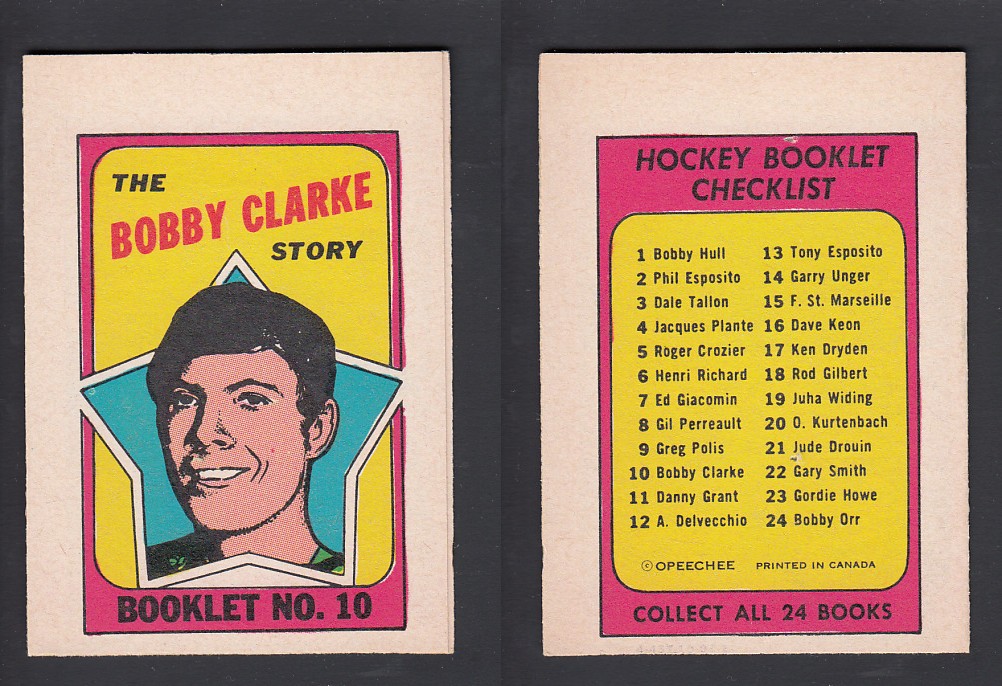 1971-72 O-PEE-CHEE STORY BOOKLET ENGLISH #10 CLARKE photo 1971-72 O-PEE-CHEE STORY BOOKLET ENGLISH #10 CLARKE photo