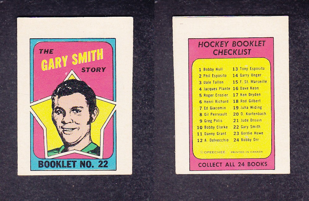 1971-72 O-PEE-CHEE STORY BOOKLET ENGLISH #22 G. SMITH photo 1971-72 O-PEE-CHEE STORY BOOKLET ENGLISH #22 G. SMITH photo