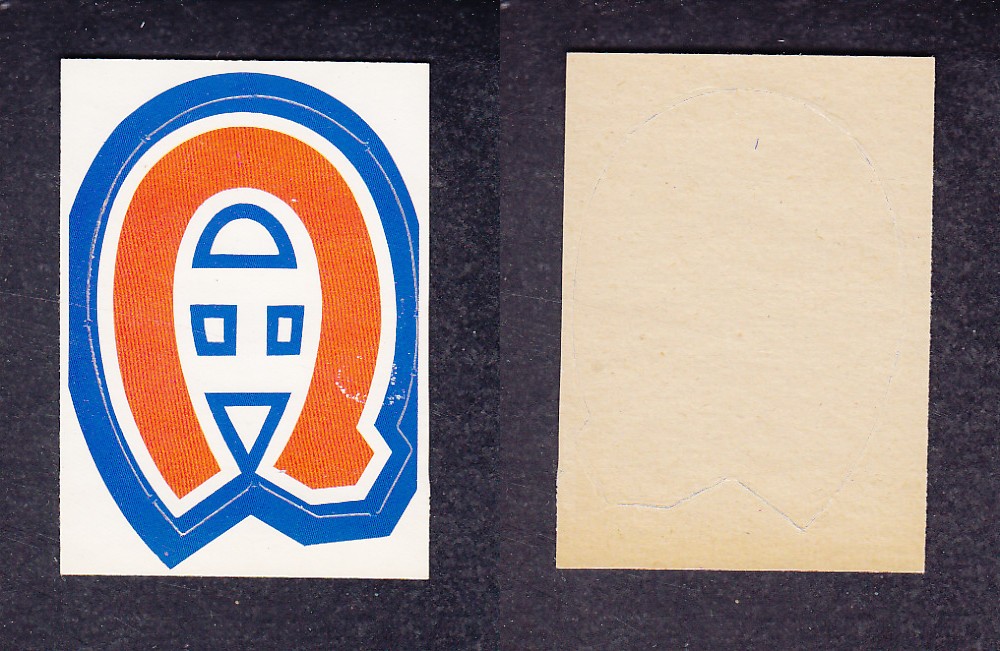 1972-73 O-PEE-CHEE TEAM LOGO MONTREAL CANADIENS photo